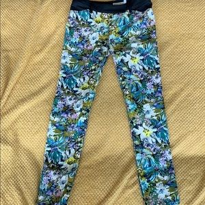 Flower print Balenciaga Paris pants